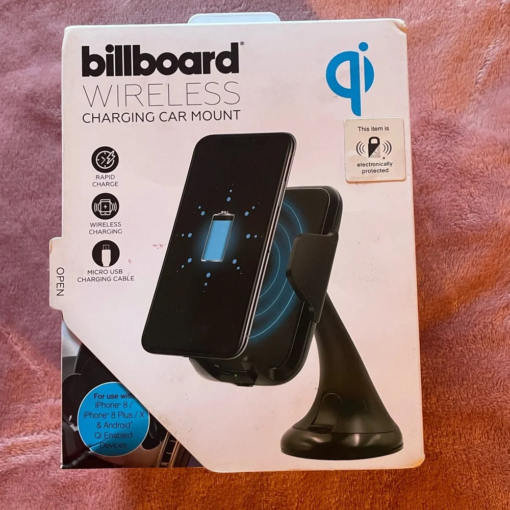 Billboard Wireless Charging Car Mount